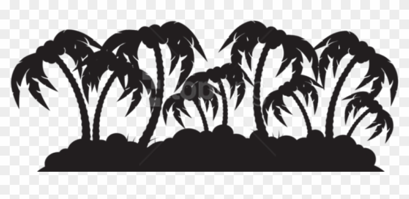 Free Png Palm Island Silhouette Png - Transparent Background Island Silhouette Png #1685746