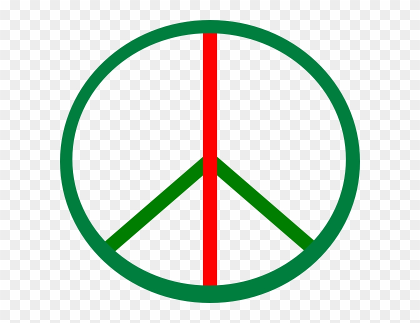 Peace Sign Line Drawing #1685759