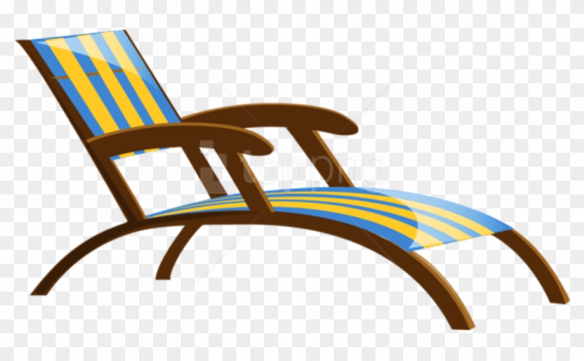 Free Png Download Transparent Beach Lounge Chair Clipart - Beach Chair Clipart Transparent Background #1685774