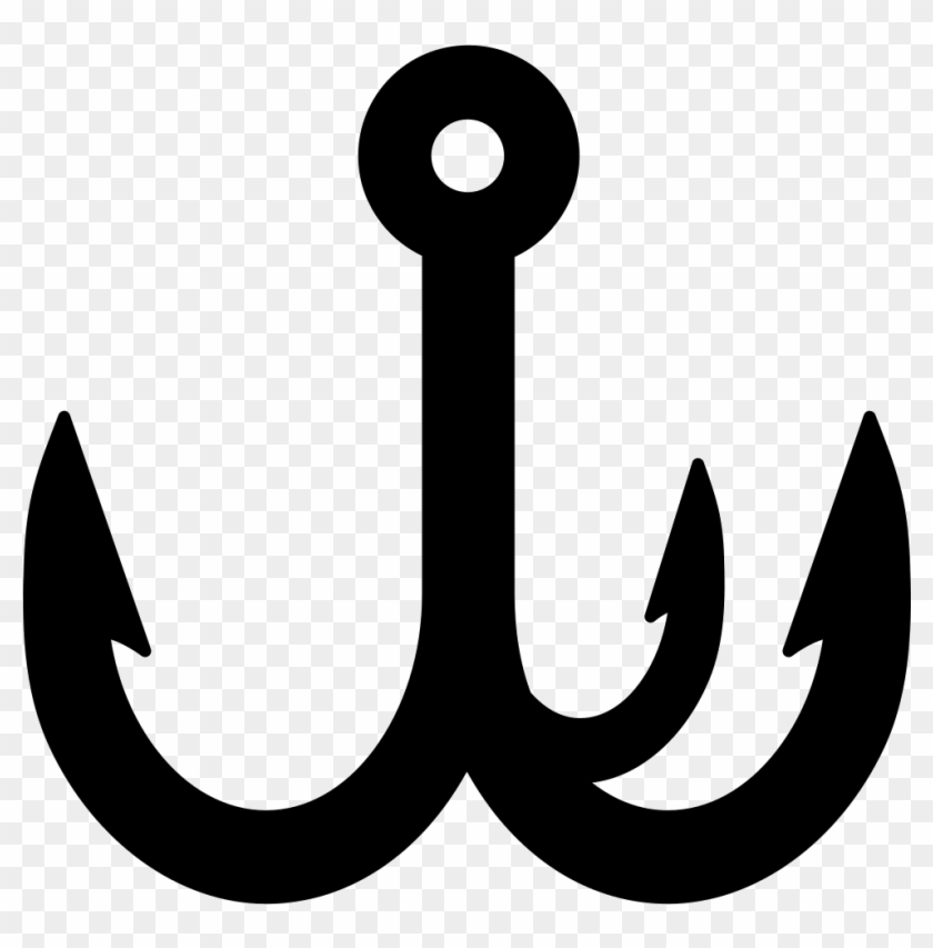 19 Fishing Hook Clip Black And White Stock Free Huge - Hook Icon Png #1685787