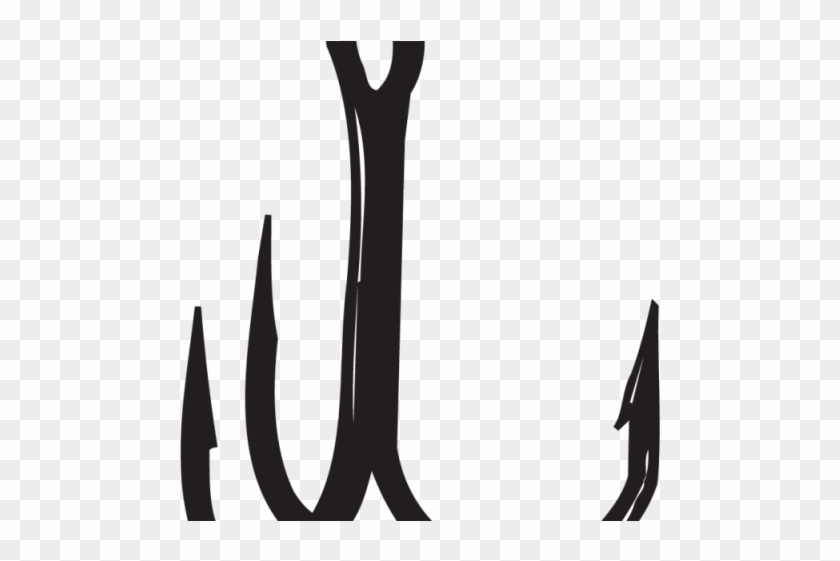 Hook Clipart Clear Fishing - Silhouette #1685788