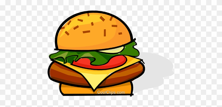 Hamburger Royalty Free Vector Clip Art Illustration - Chunk Paragraph Color Code #1685884