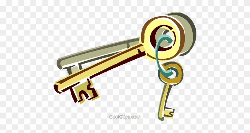 Key Chain Royalty Free Vector Clip Art Illustration - Chave De São Pedro #1685926