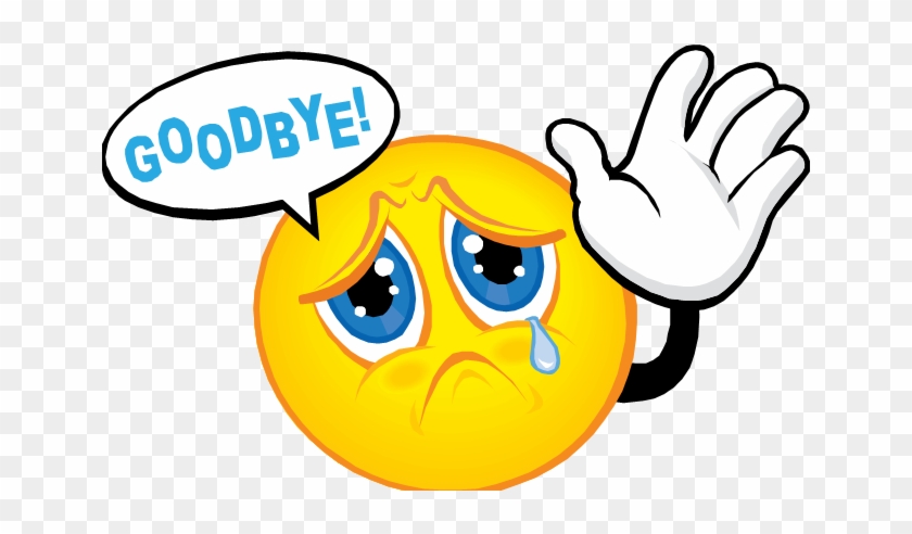 Fifth Grade Farewell - Sad Emoji Waving Goodbye - Free Transparent PNG  Clipart Images Download