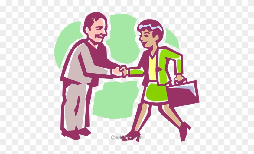 Business People Shaking Hands Royalty Free Vector Clip - Illustration #1686020