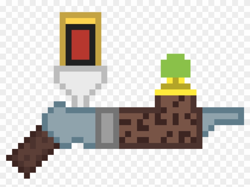 Tequila With Lime Gun - Easy Emoji Pixel Art #1686127