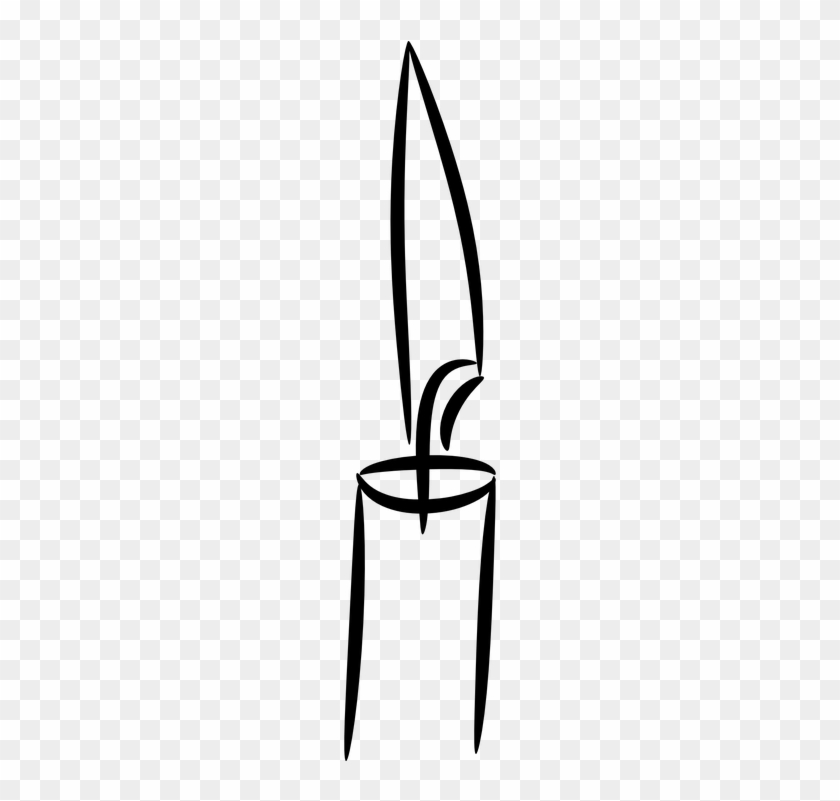 Clipart Candle Candle Flame - Mewarnai Lilin #1686224