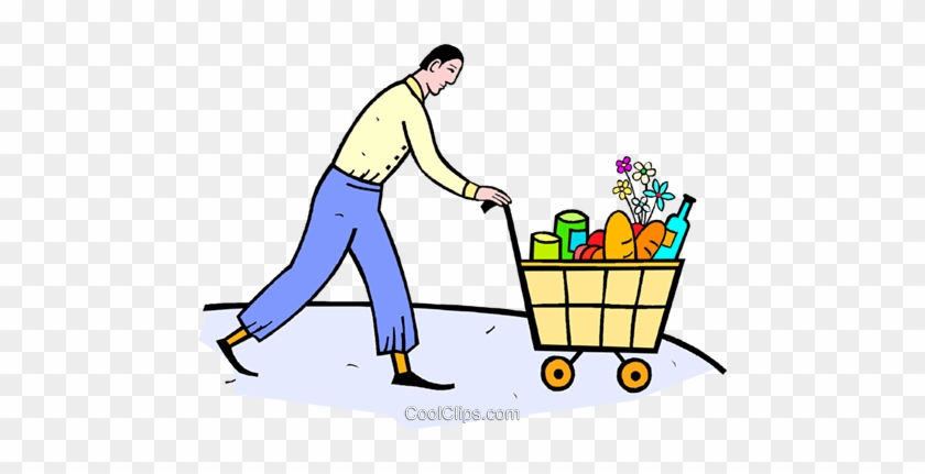 Carts Clipart Man - Retail #1686235