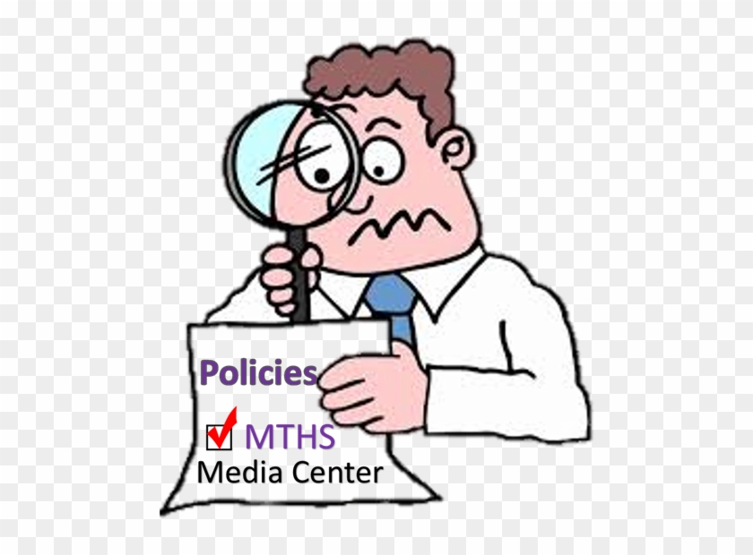 Media Center / Policies - Magnifying Glass Clipart #1686323