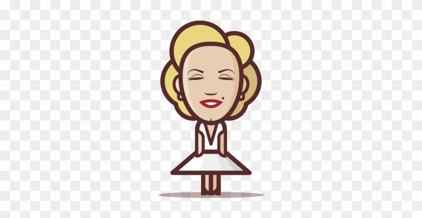 Loogmoji Of Marylin Monroe - Illustration #1686325