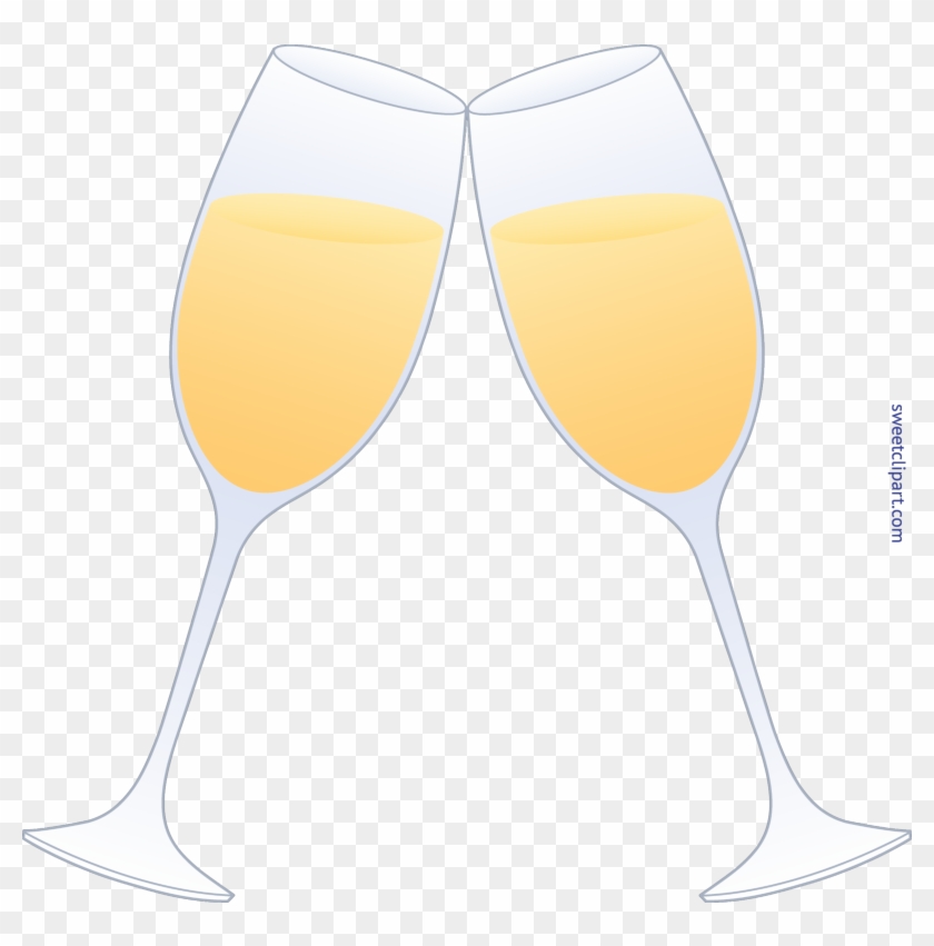 Champagne Glasses Clip Art - Sparkling Cider Clip Art #1686355