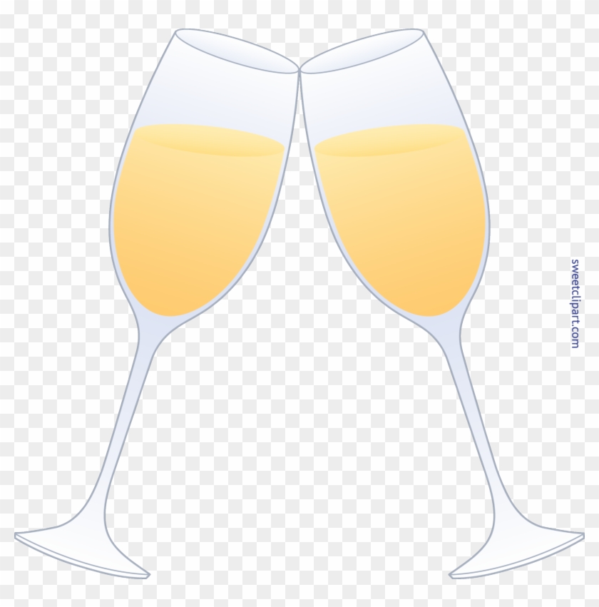 Champagne Glasses Clip Art - Sparkling Cider Clip Art #1686355