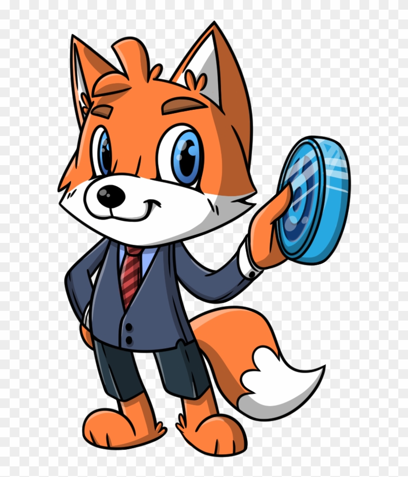 Blox = Blockchain Fox - Cartoon #1686441
