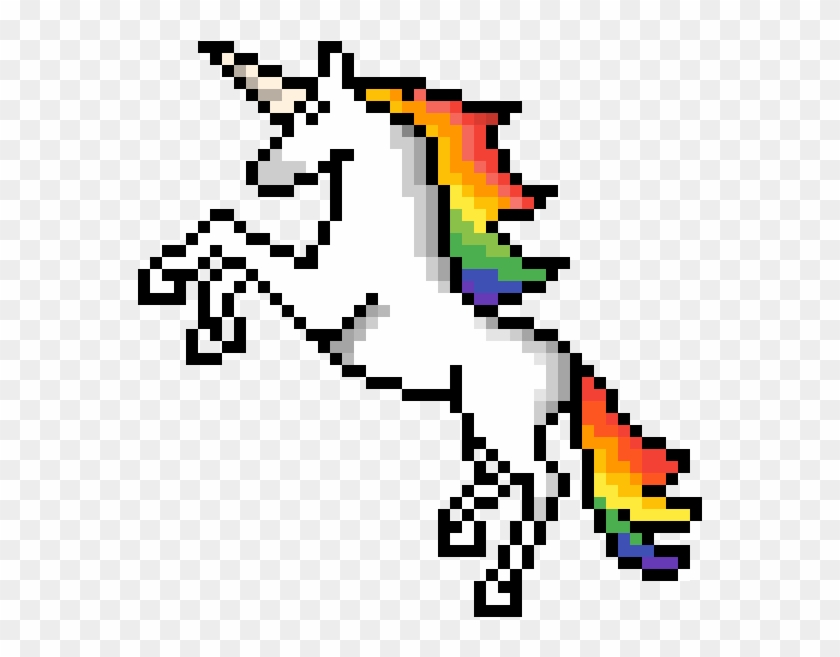 Unicorn By Evilunicornface - Pegasus Pixel Art #1686452