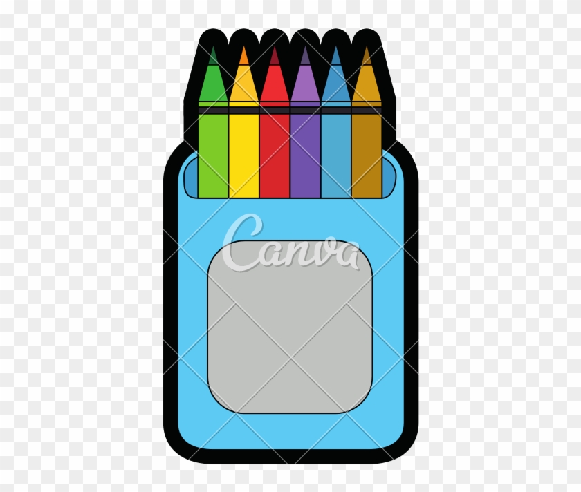 Cup With Colors Pencils Icon - Illustration #1686458