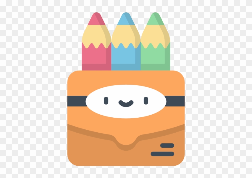Colored Pencils Free Icon - Colored Pencils Free Icon #1686459