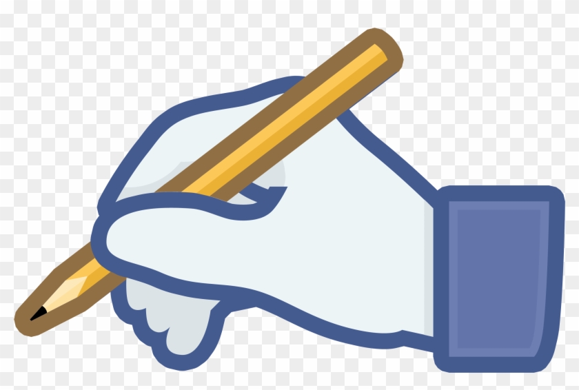 Hand With Pencil Social Media Icon Hassified Deviantart - Hand With Pencil Social Media Icon Hassified Deviantart #1686460