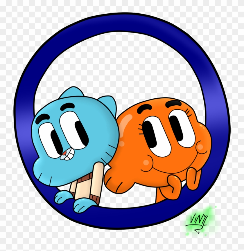 Gumball And Darwin By Vinyl-stomp On Deviantart - Gumball E Darwin Png #1686532