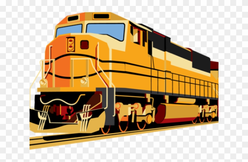 Locomotive Clipart Cargo Train - Train Transparent #1686571
