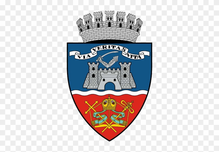 "via, Veritas, Vita" On The Coat Of Arms Of Arad, Romania - Ex Veritate Vita #1686589