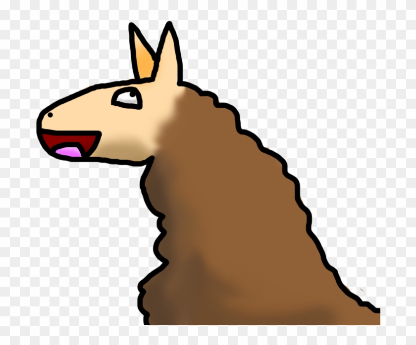 807 X 669 4 - Transparent Cartoon Llama Drawing #1686594