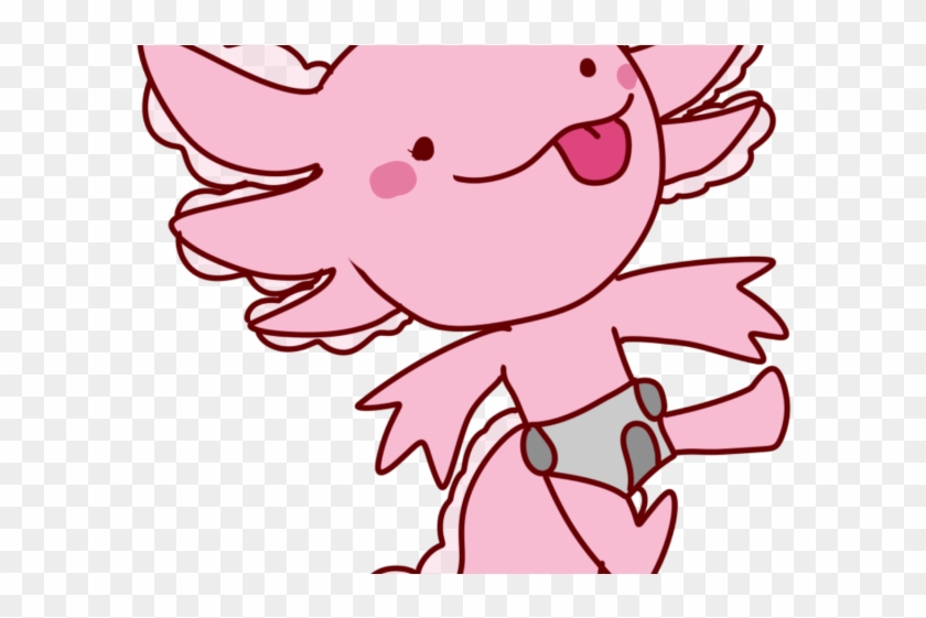 Axolotl Clipart Pink Baby - Cartoon #1686794