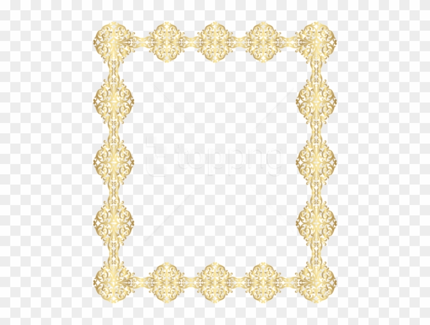 Free Png Download Golden Border Clipart Png Photo Png - Golden Border Transparent #1686977