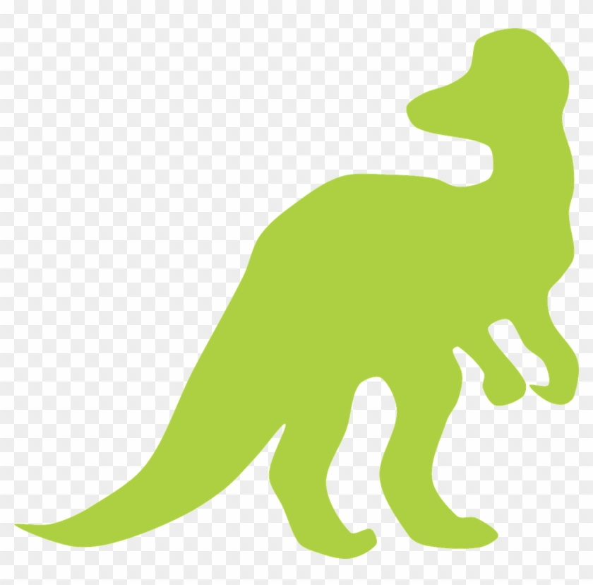 Dinosaur Silhouette Clipart Red #1687034