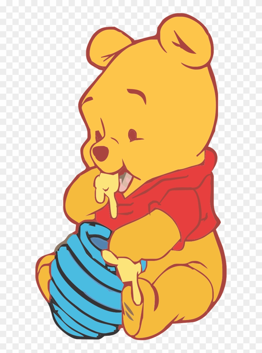 Winnie The Pooh Vector - Winnie The Pooh Baby Vector #1687134