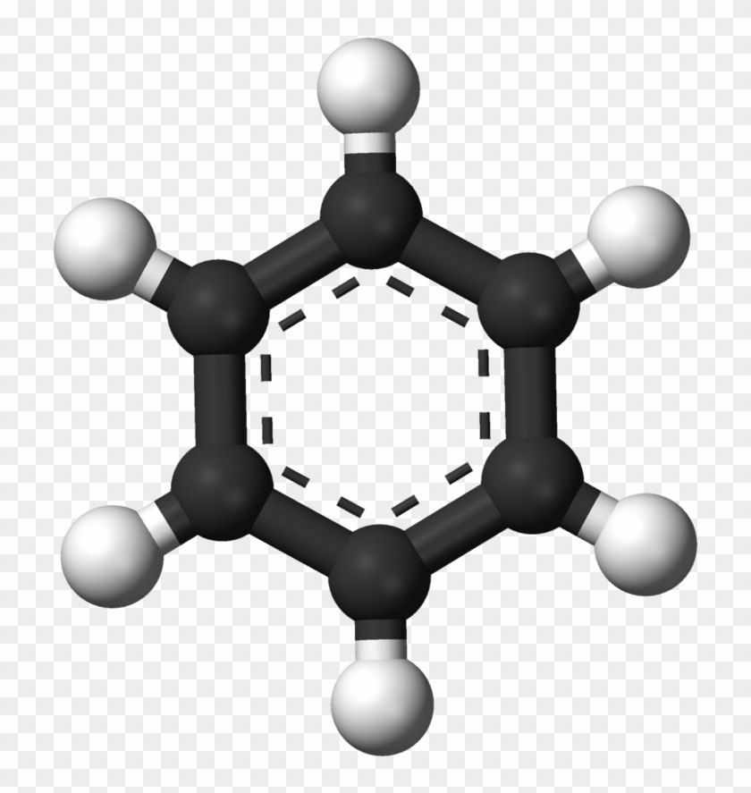 Source - “https - //en - Wikipedia - Org/wiki/benzene" - Benzene Molecule Png #1687159