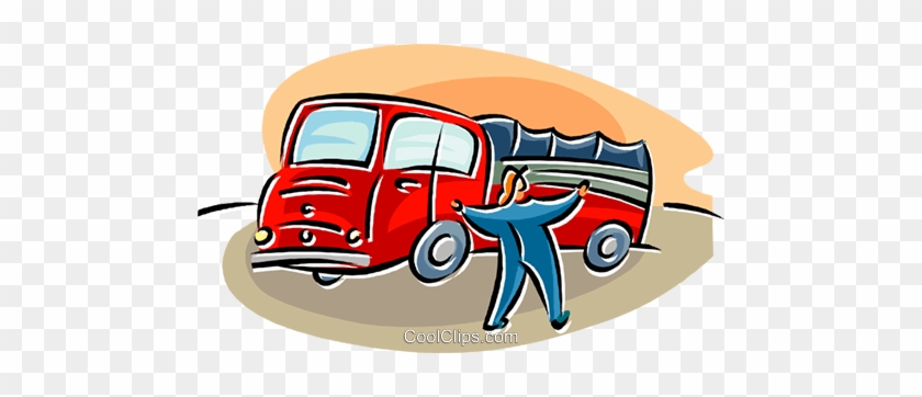Fire Trucks Royalty Free Vector Clip Art Illustration - Service Management #1687351