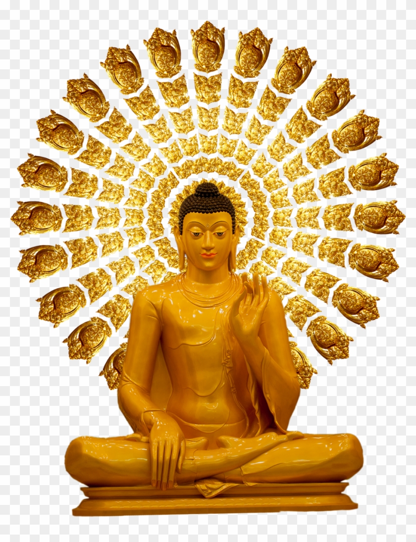 Image Associée Buddhist Art, Nirvana, Buddha, Or, Namaste, - Buddha Statue In Mahamevnawa Asapuwa #1687354