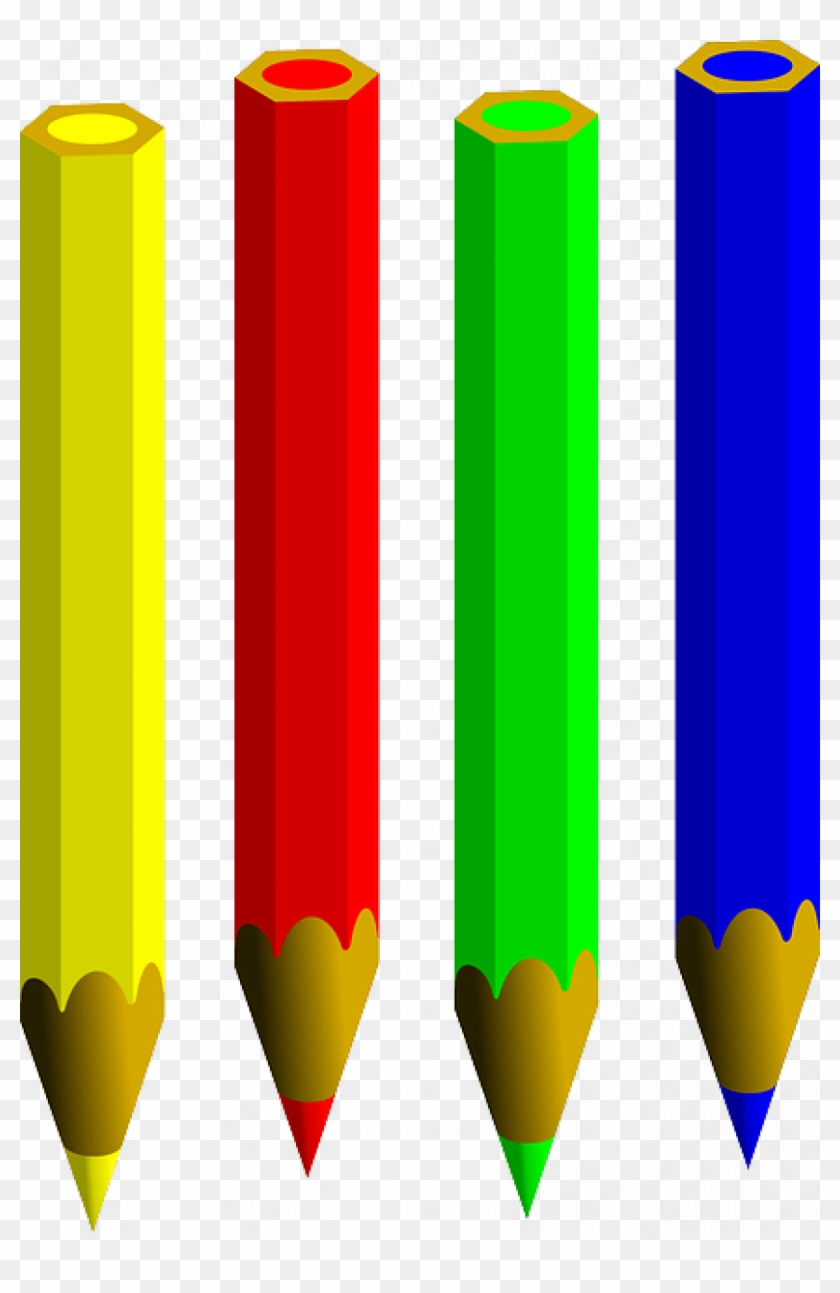 Kleuren Van Social Media - 4 Pencils Clipart #1687553