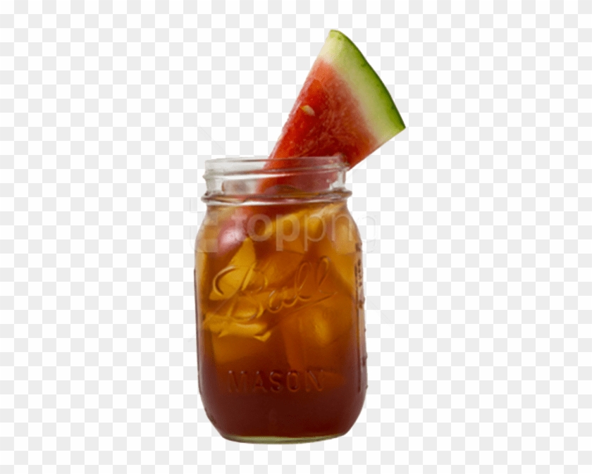 Free Png Iced Tea Png Images Transparent - Mason Jar Drink Transparent Background #1687589