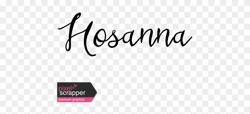 Easter Word Art Hosanna Graphic By Marisa Lerin - Word Art Now #1687623