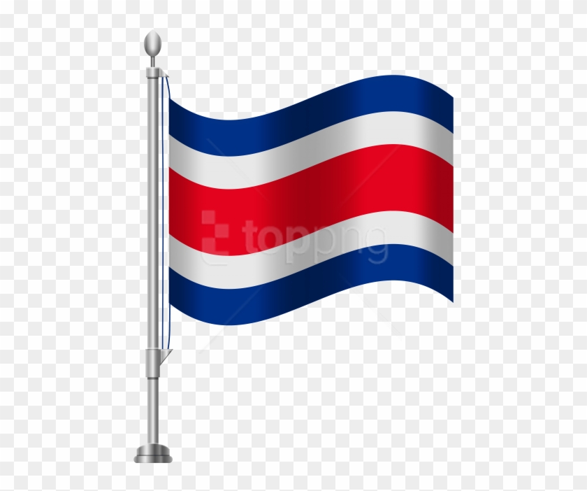 Free Png Costa Rica Flag Png Images Transparent - Dibujos De La Bandera De Costa Rica #1687683