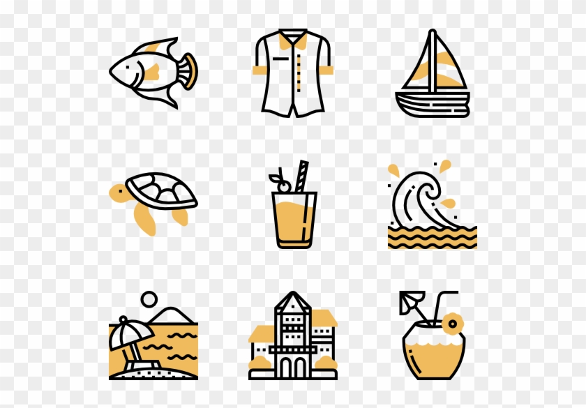 Hawaii - Alcohol Icon Vector #1687790