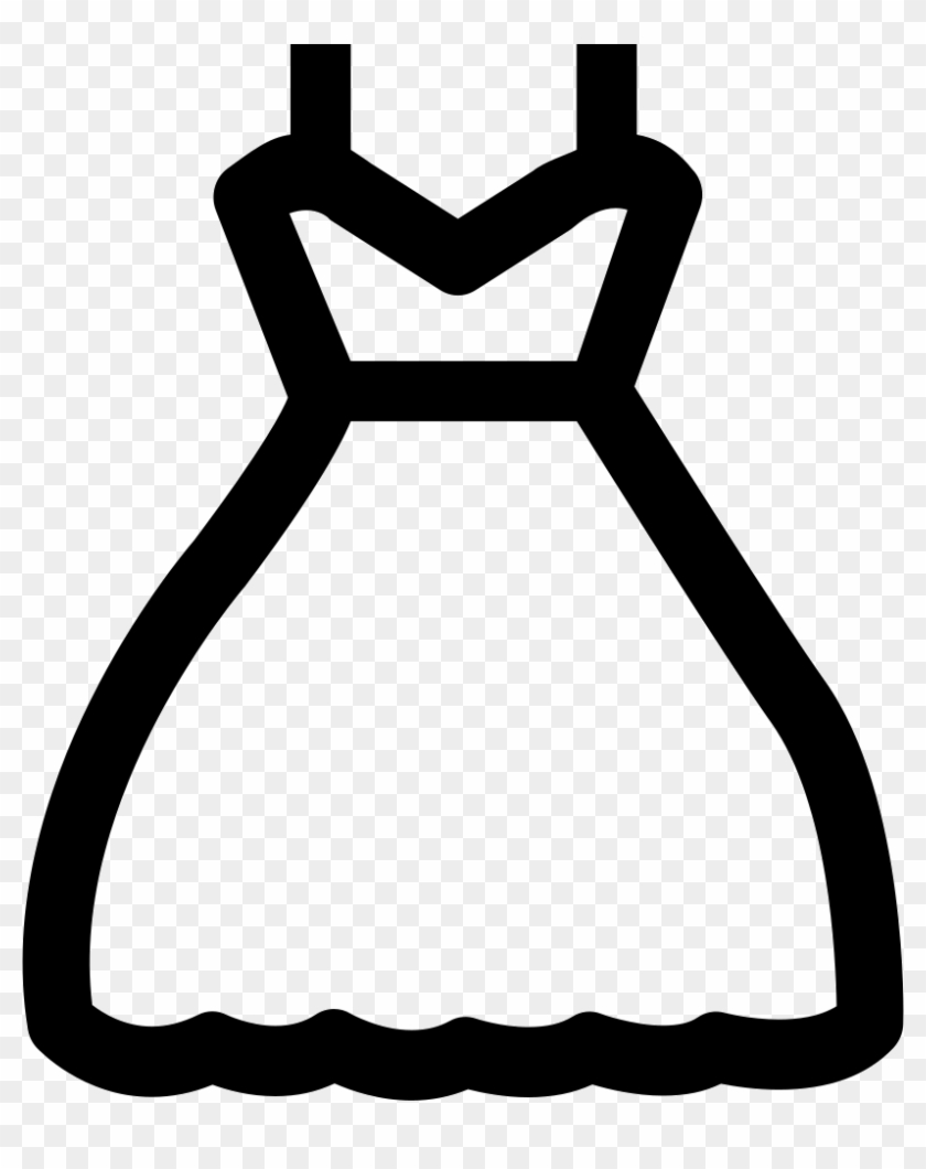 Png File - Contorno De Un Vestido #1687813