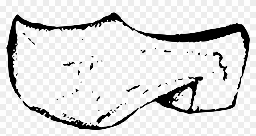 File - Wooden Shoe - Svg - Wooden Shoe Clip Art #1687885