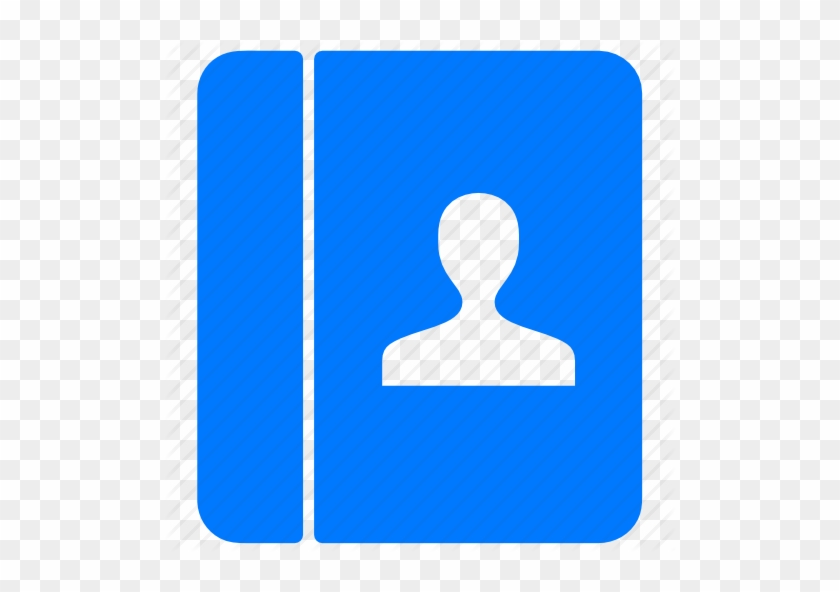 Contacts Icon Png - Address Book Icon Blue #1688094
