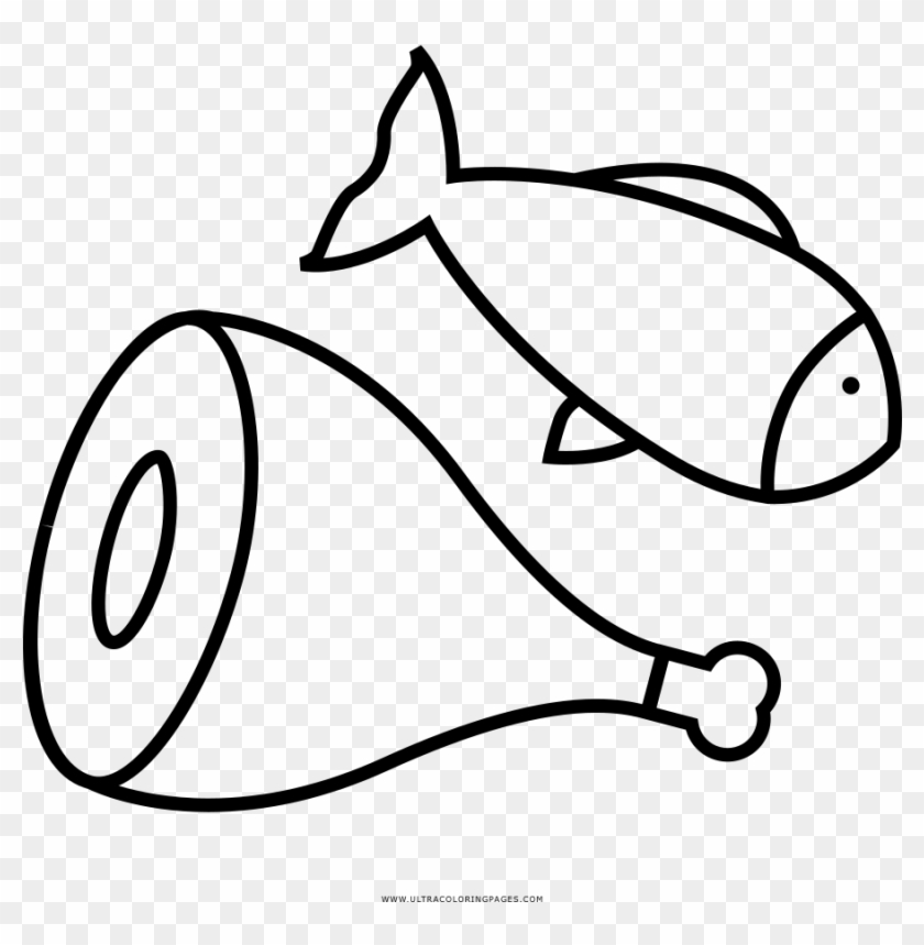 Butcher Coloring Page - Carnicero Para Dibujar #1688211