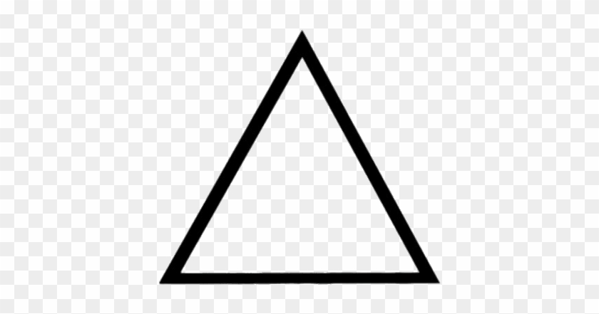 Triangle - Triangle Image Black And White #1688215