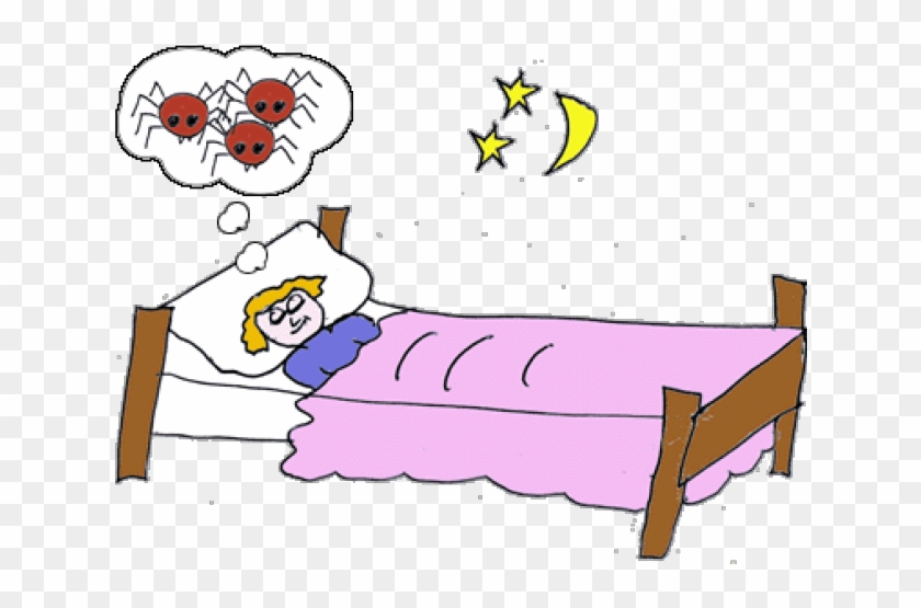 Drawn Bed Kid Clipart - Feeling Scared At Night #1688228