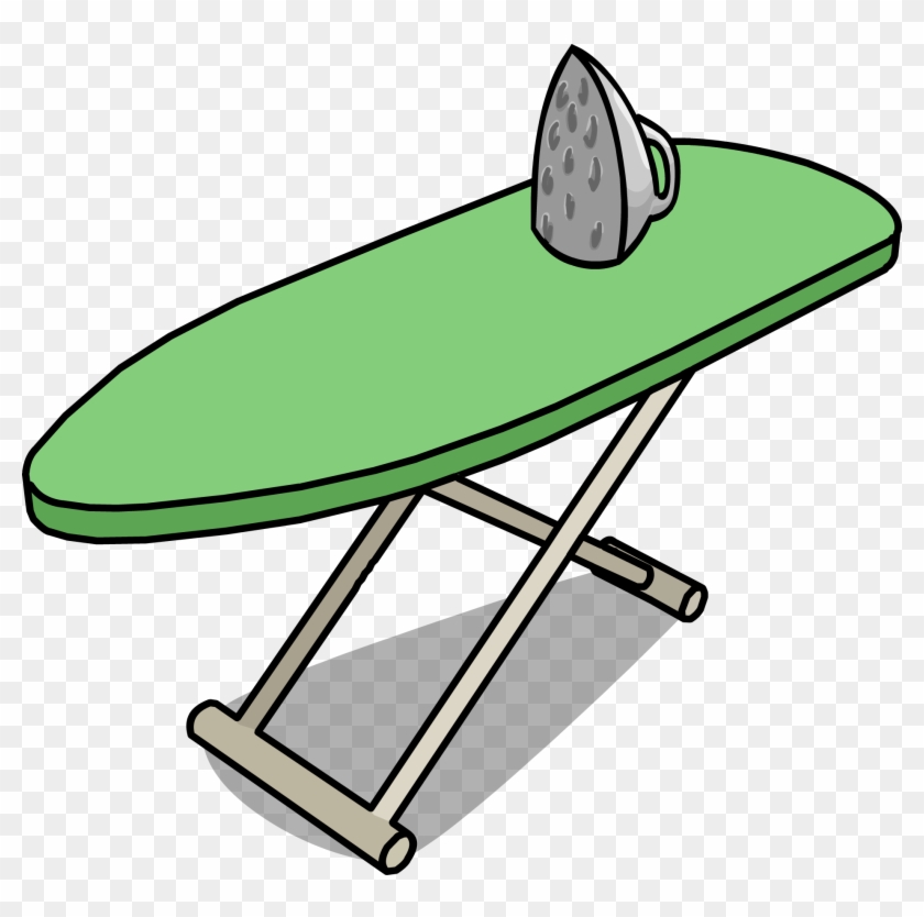 Image Ironing Sprite Png Club Penguin Wiki Ⓒ - Ironing Board Png Clipart #1688281