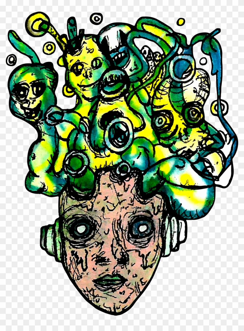 Psychedelic Trippy Art Tumblr Creepy Png Psychedelic - Psychedelic Trippy Art Tumblr Creepy Png Psychedelic #1688296