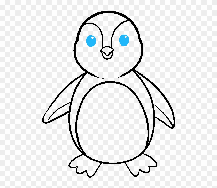 680 X 678 9 - Draw A Penguin #1688295