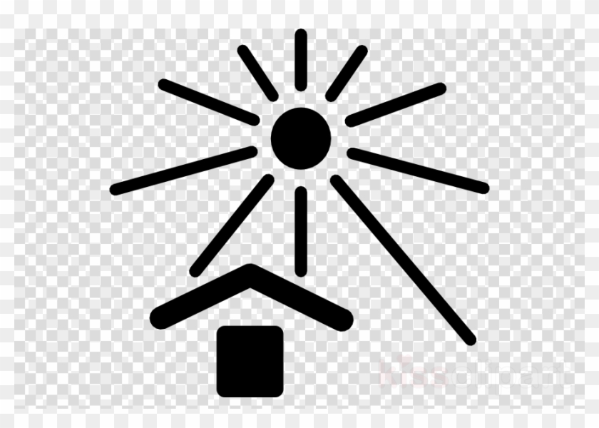 Keep Out Of Sunlight Symbol Clipart Symbol Clip Art - Plant Top View Png #1688311