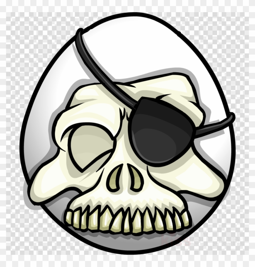 Club Penguin Skull Mask Clipart Club Penguin Mask - Club Penguin Skull Mask #1688326