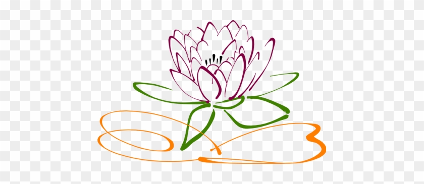 Lotus Clipart Vector 6 - Logo Lotus Flower Png #1688337