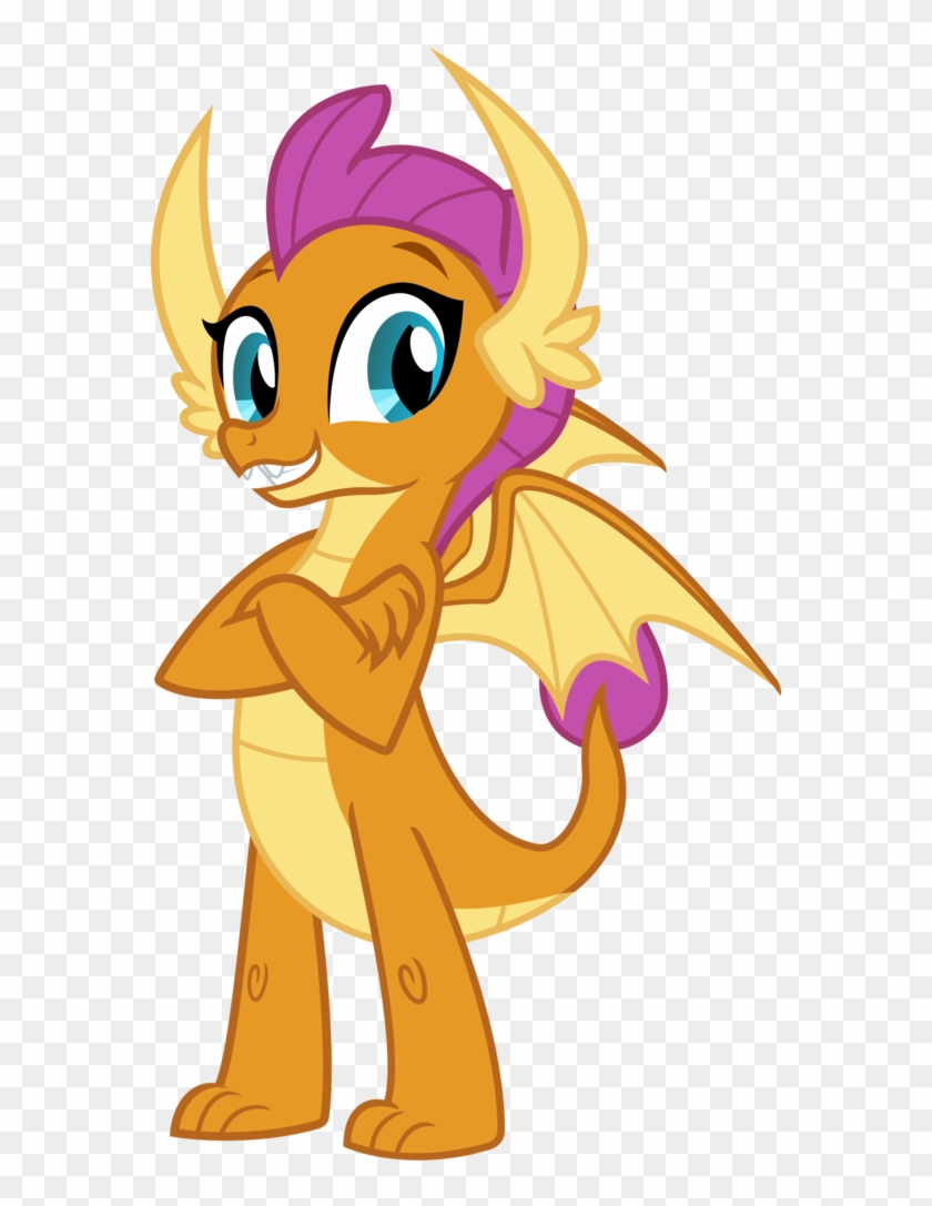 Cheezedoodle96, Claws, Crossed Arms, Dragon, Dragoness, - Smolder The Dragon Mlp #1688415